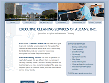 Tablet Screenshot of execleaningservices.com